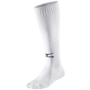 Skarpety siatkarskie Mizuno Comfort Volley Socks Long (kolor Biały) - Skarpetki damskie - miniaturka - grafika 1