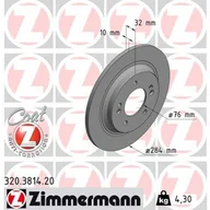 Tarcze hamulcowe - Tarcza hamulcowa ZIMMERMANN 320.3814.20 - miniaturka - grafika 1