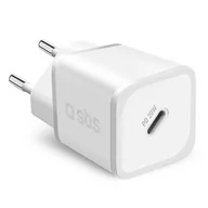 Ładowarki do telefonów - Ładowarka sieciowa SBS GaN 20W USB-C TETRGAN1C20W - miniaturka - grafika 1