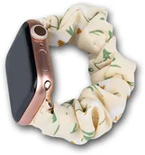 Akcesoria do smartwatchy - Materiałowa opaska do Watch 7 / 6 / 5 / 4 / 3 / 2 / SE (45 / 44 / 42mm) pasek bransoleta bransoletka na gumce żółty - miniaturka - grafika 1