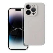 Etui i futerały do telefonów - OEM Futerał Silicone mag cover do iphone 14 pro biały - miniaturka - grafika 1