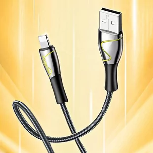 Joyroom Mermaid series kabel USB - Lightning 2,4A 2m czarny (S-2030K6) - Kable USB - miniaturka - grafika 2
