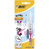 Przybory szkolne - Easy Pióro Clic Cherry blister BIC - miniaturka - grafika 1