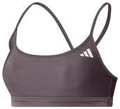 Biustonosze - adidas Damski biustonosz treningowy Aeroreact Light Support Błyszczący biustonosz, XS A-B - miniaturka - grafika 1