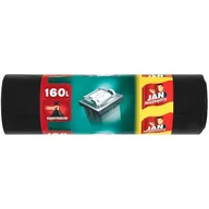 Worki na śmieci - Sarantis Jan Niezbędny Worki LD czarne 160l 10szt 8571014927 - miniaturka - grafika 1