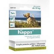  Bros Krople przeciw pchłom i kleszczom dla psów małych 5-10 kg Happs Herbal (4 sztuki)