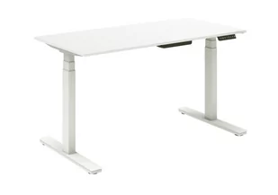Biurko regulowane elektrycznie TOBO, białe, 138,5 cm - Biurka Biurko regulowane elektrycznie TOBO, białe, 138,5 cm - Biurka - miniaturka - grafika 1
