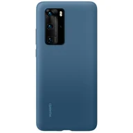 Etui i futerały do telefonów - Huawei P40 Pro Silicone Case niebieski - miniaturka - grafika 1