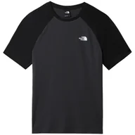 Koszulki sportowe męskie - Męska koszulka The North Face Tanken Raglan Tee - Eu Rozmiar: L / Kolor: czarny/szary - miniaturka - grafika 1