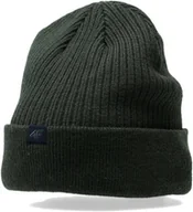 Czapki męskie - Czapka męska zimowa 4F AW23ACAPM309 - khaki M - miniaturka - grafika 1