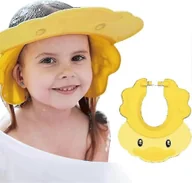 Kosmetyki kąpielowe dla dzieci - Baby Shower Cap Wodoodporny szampon Hat dla dzieci Maluch Dziewczęta Chłopcy Chronią uszy Oczy, regulowana silikonowa tarcza do mycia włosów -GSL Ż... - miniaturka - grafika 1