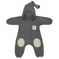 Kombinezony dla dzieci - Hi Little One kombinezon całoroczny z kapturem TOG 2,0 OverSize BOHO Iron roz L Pom Pom - miniaturka - grafika 1