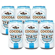 Soki i napoje niegazowane - Cocosa Woda kokosowa niegazowana Zestaw 6 x 330 ml - miniaturka - grafika 1