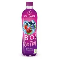 Soki i napoje niegazowane - Hollinger (soki, napoje) NAPÓJ ICE TEA O SMAKU OWOCÓW LEŚNYCH BIO 500 ml - - miniaturka - grafika 1
