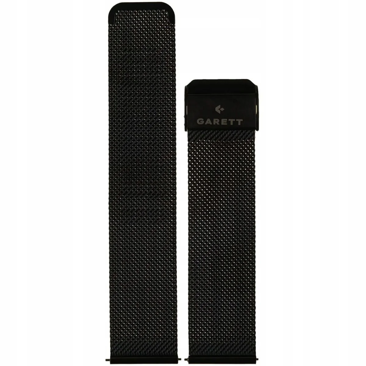 Pasek GARETT Stalowy (22 mm) Czarny
