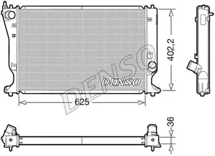 Chłodnica, układ chłodzenia silnika Denso DRM50132 - Układ chłodzenia - akcesoria - miniaturka - grafika 1