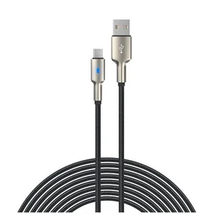 Devia Kabel Mars USB - USB-C 1,5 m 2,1A czarny - Kable USB - miniaturka - grafika 1