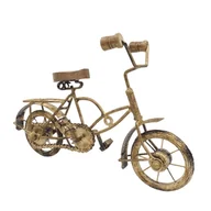 Dekoracje domu - Figurka metalowa rower - miniaturka - grafika 1
