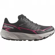 Buty trekkingowe damskie - Damskie buty do biegania Salomon Thundercross Gore-Tex Rozmiar butów (UE): 37 1/3 / Kolor: czarny/różówy - miniaturka - grafika 1