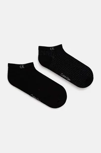 Calvin Klein skarpetki 2-pack męskie kolor czarny 701229435 - Skarpetki męskie - miniaturka - grafika 1