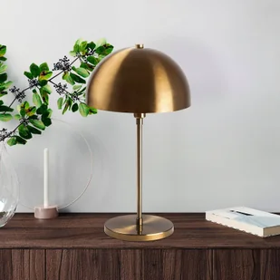 Opviq Varzan lampa stołowa 10857, złoty antyk, metal, wysokość 50 cm - Lampy stojące - miniaturka - grafika 1
