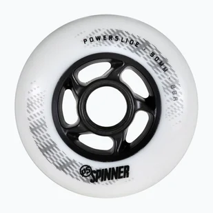 Kółka do rolek Powerslide Spinner 90 mm/88A 4 szt. white - Akcesoria do skatingu - miniaturka - grafika 1