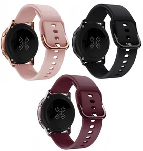 3x PASEK DO SAMSUNG GALAXY WATCH 4 5 6 7 40mm/44mm/45mm/46mm/47mm ACTIVE 2 - Akcesoria do smartwatchy - miniaturka - grafika 1