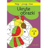 Kolorowanki, wyklejanki - Siedmioróg Maluję i poznaję słowa. Ukryte obrazki praca zbiorowa - miniaturka - grafika 1