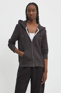 Superdry bluza damska kolor szary z kapturem gładka W2012047F-AWF - Bluzy damskie - miniaturka - grafika 1