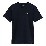 Koszulki męskie - T-Shirt MN Left Chest Logo Granatowo/Biały VANS VN0A3CZENAV1 S - miniaturka - grafika 1