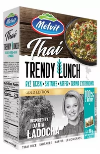 Melvit - Trendy Lunch ryż tajski shitake kaffir trawa cytrynowa - Szybkie dania obiadowe - miniaturka - grafika 1