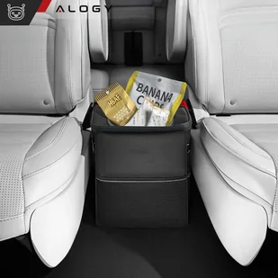 Samochodowy kosz na śmieci Organizer mini śmietnik na zagłówek fotel auta do samochodu czarny 8l torba termiczna Alogy - Pozostałe akcesoria do telefonów - miniaturka - grafika 13