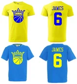 Koszulki sportowe męskie - BASKETBALL Koszulka LEBRON JAMES 6 KING junior - miniaturka - grafika 1
