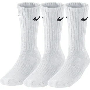 Skarpety NIKE 3PPK NIKE CUSHIONED CREW SX4508-101 – Biały - Skarpetki męskie - miniaturka - grafika 1