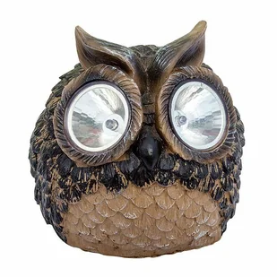 VOLTENO Lampka solarna sowa kamień - Lampy ogrodowe - miniaturka - grafika 1