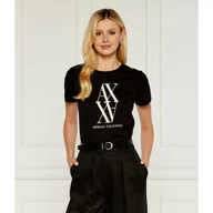 Koszulki i topy damskie - Armani Exchange T-shirt | Slim Fit - miniaturka - grafika 1