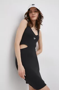 Sukienki - Reebok Classic Classic Sukienka kolor czarny mini dopasowana - grafika 1