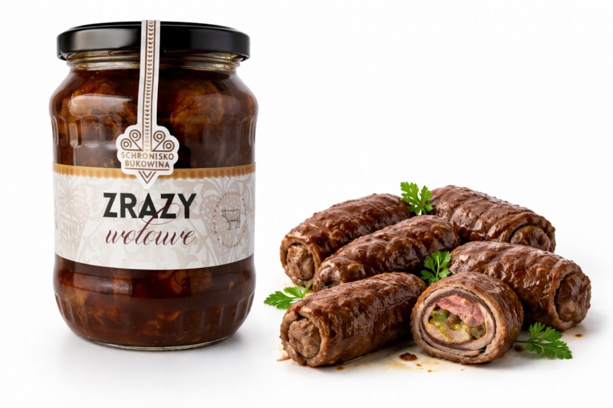 Zrazy wołowe 670 g - Schronisko Bukowina