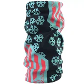 Czapki i chusty sportowe damskie - DYNAFIT Logo Neck Gaiter marine blue/flag - miniaturka - grafika 1