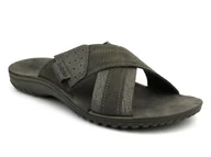 Klapki i japonki męskie - Wygodne klapki męskie - Inblu FN-107, szare - miniaturka - grafika 1