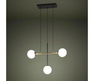 Eglo 390177 - Żyrandol na lince PAZ 3xE14/40W/230V złoty/czarny - Lampy sufitowe - miniaturka - grafika 1