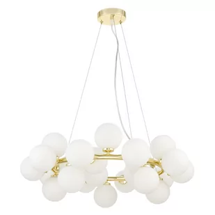 NOWOCZESNA LAMPA WISZĄCA KLASYCZNE ZŁOTO MARSIADA W25 - Lampy sufitowe - miniaturka - grafika 1
