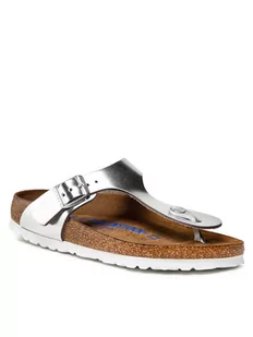 Birkenstock Japonki Gizeh Bs 1003675 Srebrny - Klapki i japonki damskie - miniaturka - grafika 1