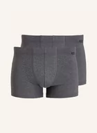 Majtki damskie - Hanro Bokserki Cotton Essentials, 2 Szt. grau - miniaturka - grafika 1