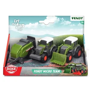 FARM zestaw 3 pojazdów 9cm Simba - Samochody i pojazdy dla dzieci - miniaturka - grafika 1