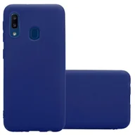 Etui i futerały do telefonów - Pokrowiec Do Samsung Galaxy A10e / A20e Etui w CANDY CIEMNY NIEBIESKI TPU Silikon Obudowa Case Cover Ochronny Plecki Cadorabo - miniaturka - grafika 1
