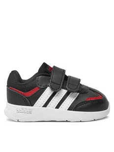 adidas Sneakersy Tensaur Switch JH8658 Czarny - Buty dla chłopców - miniaturka - grafika 1