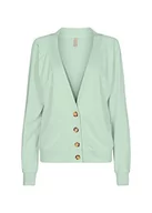 Swetry damskie - SOYACONCEPT Sweter damski kardigan, Frosty Green, L - miniaturka - grafika 1