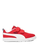Buty dla chłopców - Puma Sneakersy COURTFLEX V3 MESH PS 39808501 Czerwony - miniaturka - grafika 1