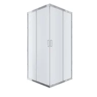 Kabiny prysznicowe - Kabina prysznicowa NAMELESS Durasan 90x90 chrom kwadratowa 1szt. - miniaturka - grafika 1